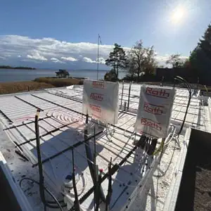 VVS-Installation nybyggnation grundläggning avlopp vatten golvvärme